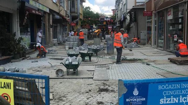 Çengelköy Semt Pazarı Sokağımız Yenileniyor
